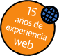15 años de experiencia WEB